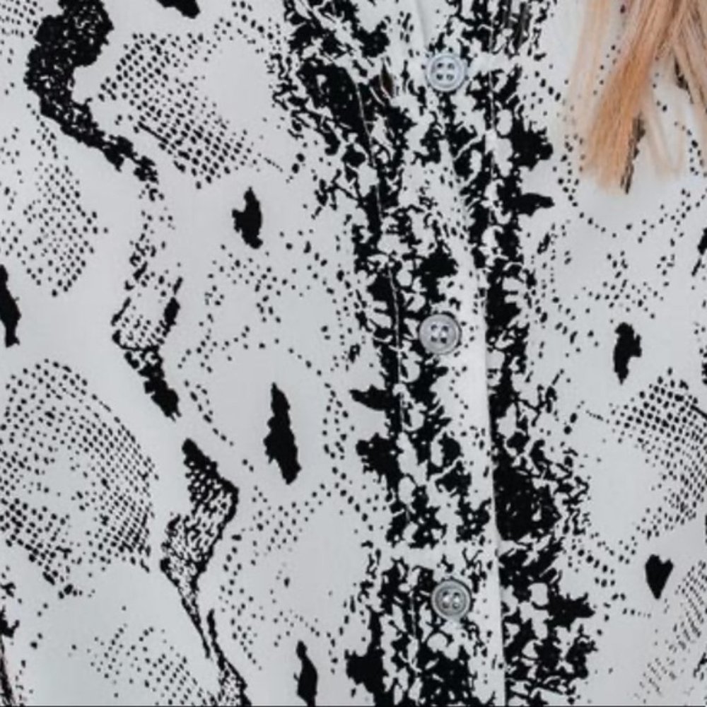 Viperactive Button Down Collared Top - image 5